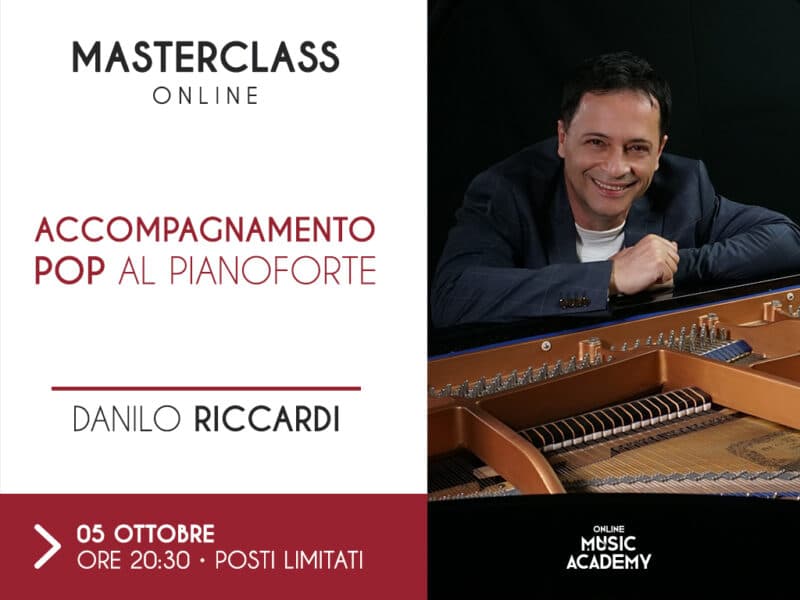 danilo riccardi masterclass di accompagnamento pop al pianoforte