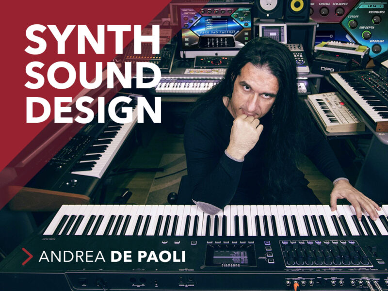 foto del corso online di synth sound design di andrea de paoli